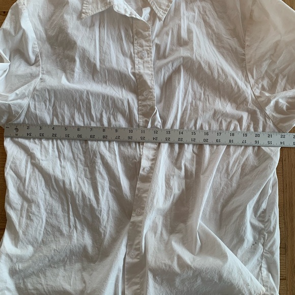 Jason Wu Oversized Women’s White Button Up Size L Preloved - Picture 8 of 9